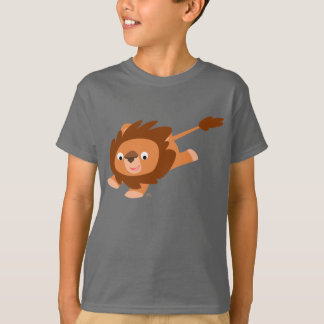 Cute Lively Cartoon Lion Children T-shirt