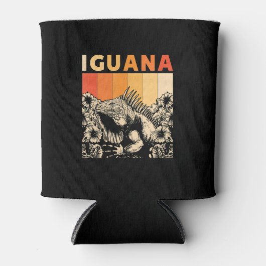 Cute Lizard Iguana Reptil Gift Iguana Blikjeskoeler (Voorkant)