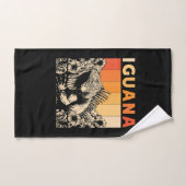 Cute Lizard Iguana Reptil Gift Iguana Handdoek (Handdoek)