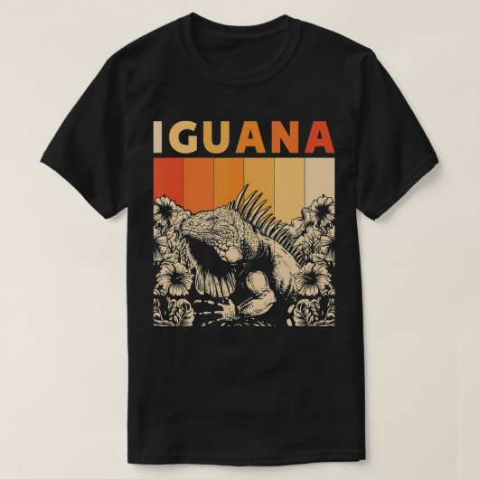 Cute Lizard Iguana Reptil Gift Iguana T-shirt (Design voorkant)