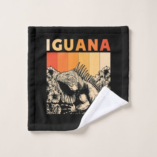 Cute Lizard Iguana Reptil Gift Iguana Washandje (Wasdoekje)