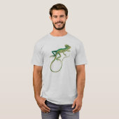 Cute lizard illustratie t-shirt (Voorkant volledig)