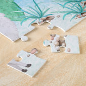 Cute Llama Afbeelding - Llamazing Kinder persoonli Legpuzzel (Zijkant)