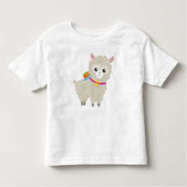Cute Llama, Alpaca, Little Llama, Llama met Pet Kinder Shirts