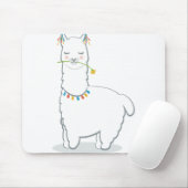 Cute llama alpaca muismat (Met muis)