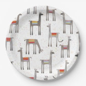 Cute Llama Alpaca Papieren Bordje (Voorkant)