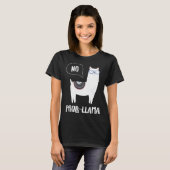 Cute Llama Alpaca Prob Llama Farm Animals T-shirt (Voorkant volledig)