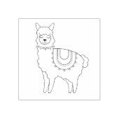 Cute Llama/Alpaca Rubberstempel (Afrduk)