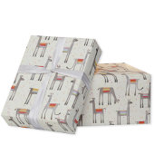 Cute Llama Alpaca Wrapping Paper Cadeaupapier