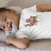 Cute Llama Animal | Baby Boy | Bodysuit