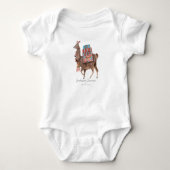 Cute Llama Animal | Baby Boy | Bodysuit (Voorkant)