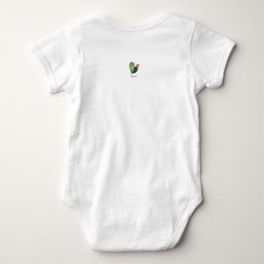 Cute Llama Animal | Baby Boy | Bodysuit (Achterkant)