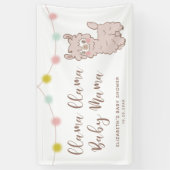 Cute Llama Baby Mama Shower Spandoek (Verticaal)