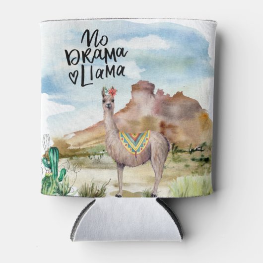 Cute Llama Blikjeskoeler (Voorkant)