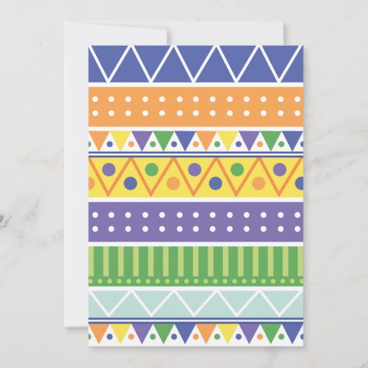 Cute Llama Boy Baby shower/Fiesta Cactus Alpaca Kaart (Achterkant)