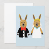 Cute Llama Bride en Groom (Voorkant / Achterkant)