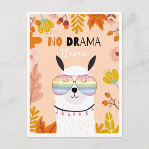Cute llama briefkaart