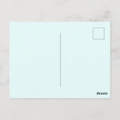 Cute llama briefkaart (Achterkant)