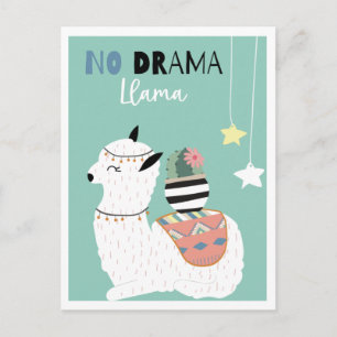 Cute llama briefkaart