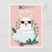 Cute llama briefkaart (Voorkant)