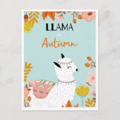 Cute llama briefkaart (Voorkant)