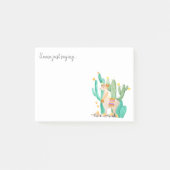 Cute Llama & Cactus Waterverf - Llama Just Gezegde Post-it® Notes (Voorkant)