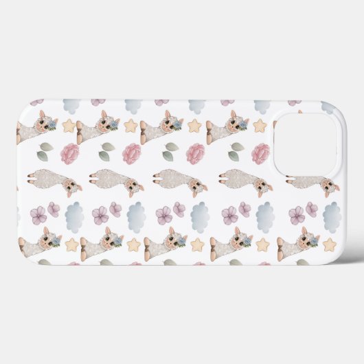 CUTE LLAMA Case-Mate iPhone case (Achterkant (horizontaal))