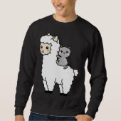 Cute Llama Cat Best Friends Trui (Voorkant)