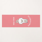 Cute Llama Doing Yoga, Llamas Love Yoga too Yoga Yogamat (Voorkant (horizontaal))