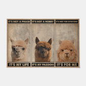 Cute Llama Doormat, Funny Quotes Doormat Deurmat (Voorkant)