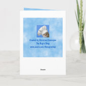 Cute Llama en Butterflies Birthday Kaart (Achterkant)