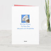 Cute Llama en het hart komen goed Kaart (Achterkant)