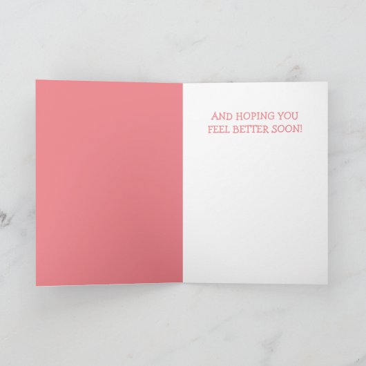 Cute Llama en het hart komen goed Kaart (Binnen)