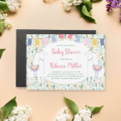 Cute Llama Fiesta Baby shower Kaart