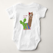 Cute Llama Floral Cactus No Prob-Llama Romper (Achterkant)