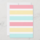 Cute Llama Fun! Meisjes 1e verjaardag Kaart (Achterkant)