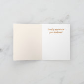 Cute Llama - Hartelijk dank Notitiekaartje (Binnen)