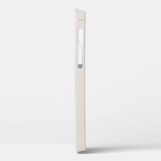 Cute Llama Illustratie met Monogram in Paars Case-Mate iPhone Case (Achterkant / Links)