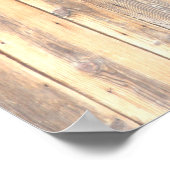 Cute Llama in Barn Boerderij Animal Poster (Hoek)