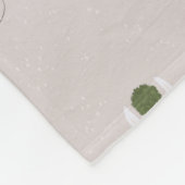 Cute Llama-kerstlama Fleece Deken (Hoek)