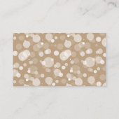 Cute Llama Kids Childrens Animal Calling Play Date Visitekaartje (Achterkant)