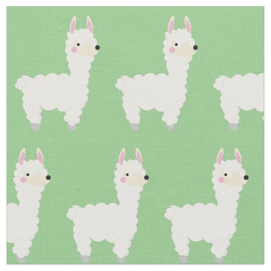 Cute Llama Kinder Baby Stof (Close Up)