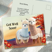 Cute Llama krijgt snel Briefkaart