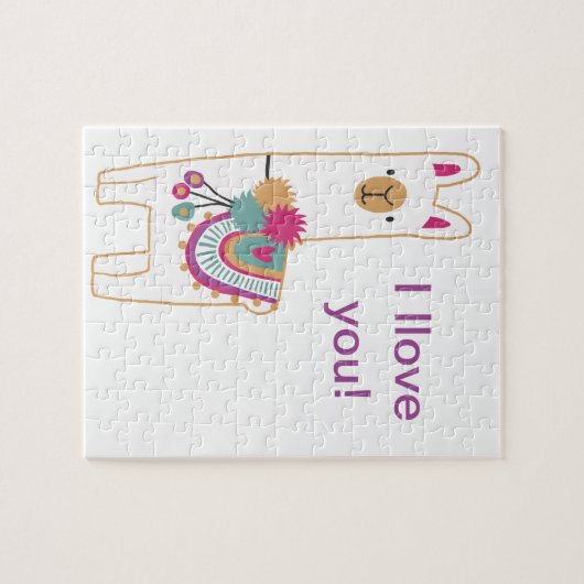 Cute llama legpuzzel (Horizontaal)
