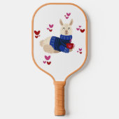Cute Llama Love Pickleball Paddle (Voorkant)