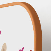 Cute Llama Love Pickleball Paddle (Links Detail)