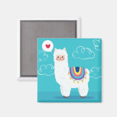 Cute Llama Magneet (Voorkant / Achterkant)