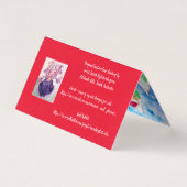 Cute Llama Merry-kerstkaart Kaart (Achterkant)