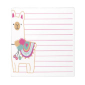 Cute llama notitieblok (Voorkant)
