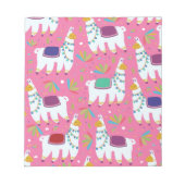 Cute Llama Pattern Notitieblok (Voorkant)